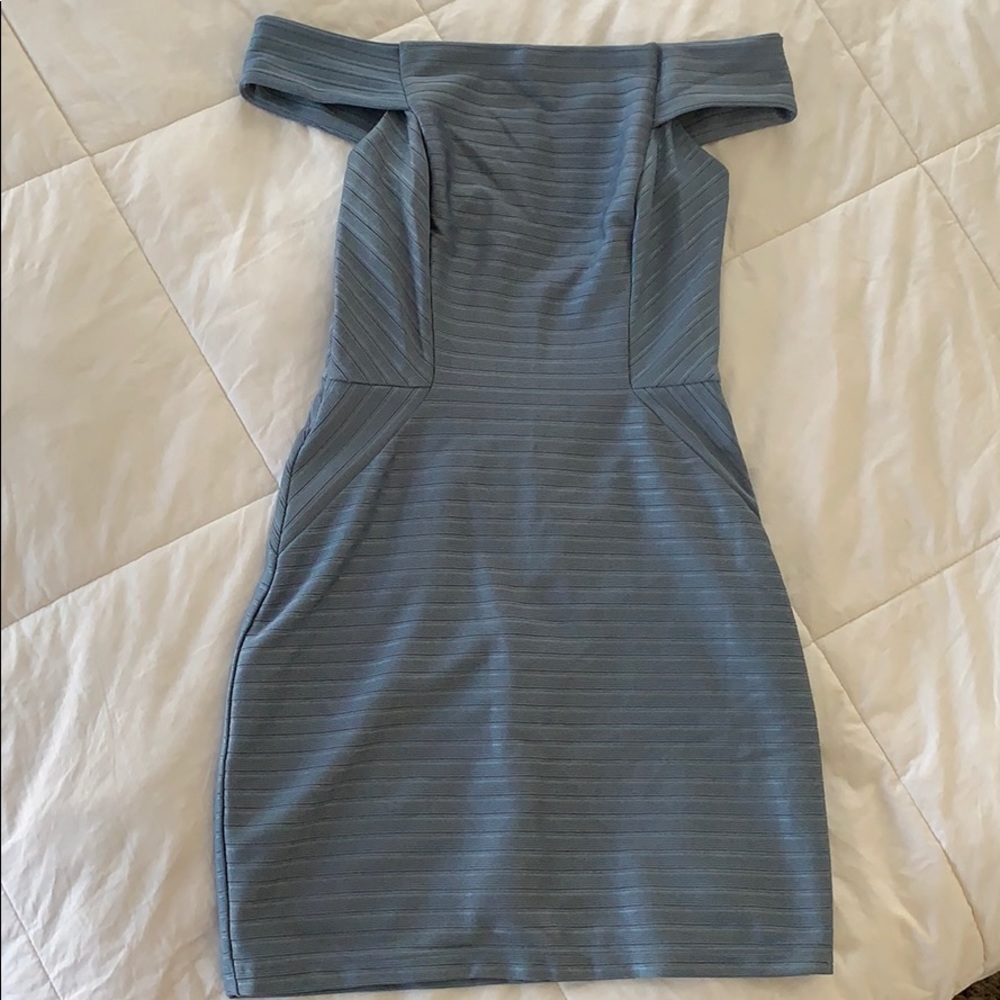 Off the shoulder Topshop dress